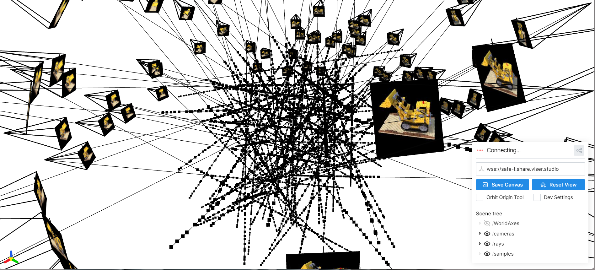 Alternative view of rays and samples